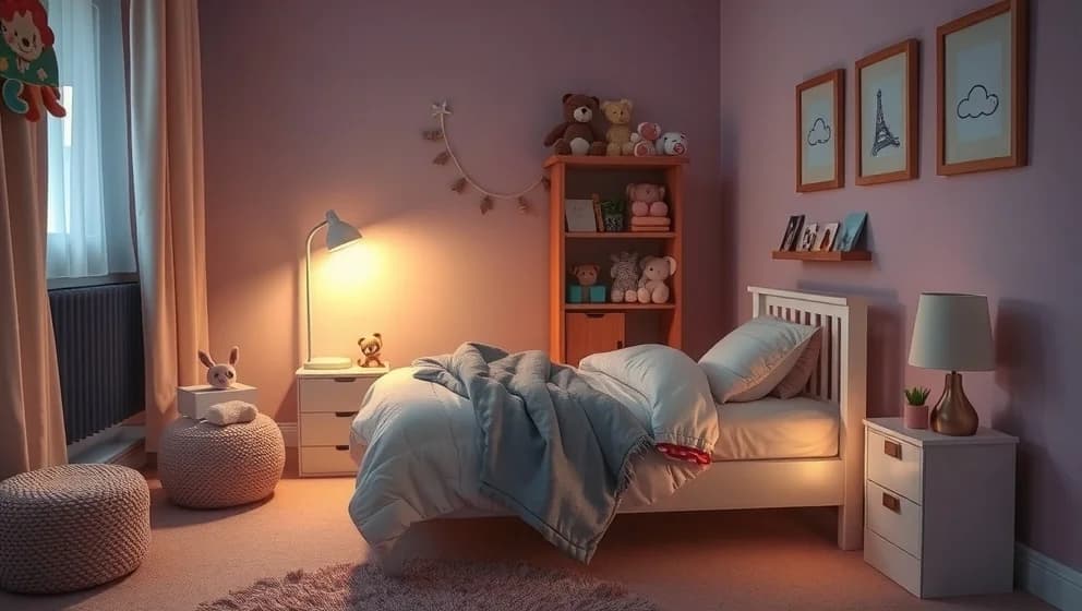 Få barn att sova i egen säng hela natten