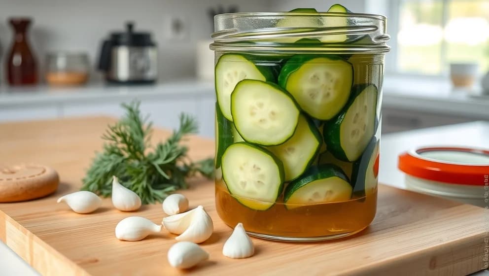 Inlagd gurka snabb 1-2-3 på bara några minuter