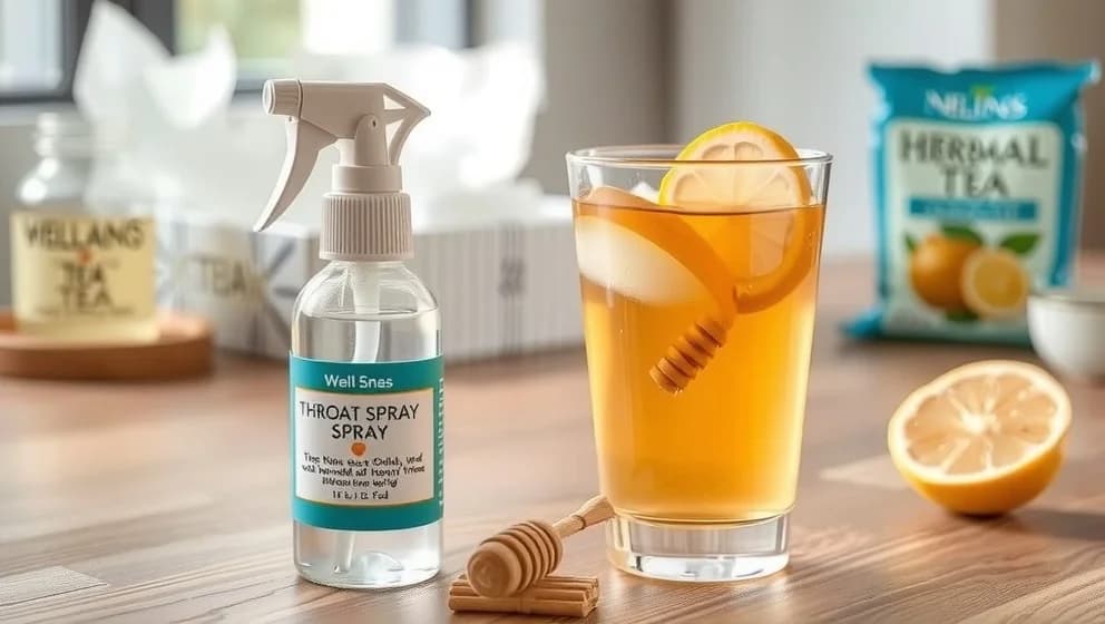 Ont i halsen utan feber och förkylning